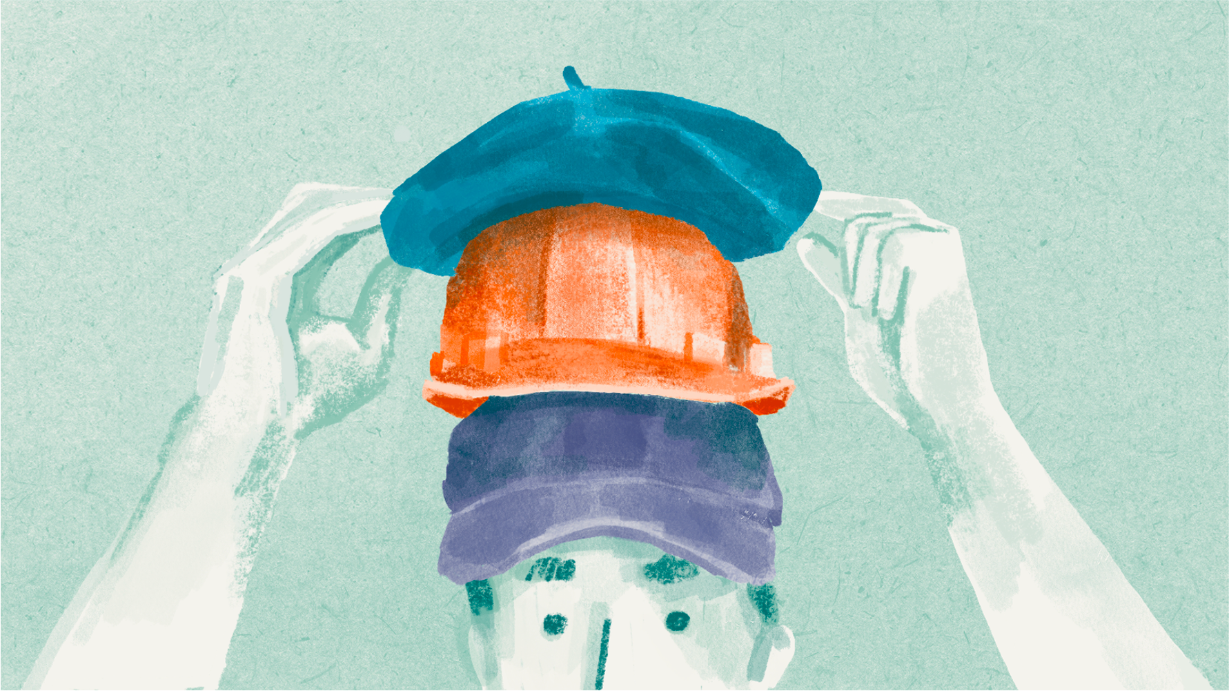 Three hats